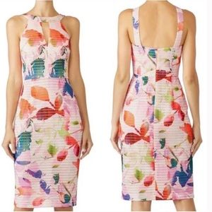 Nwot Trina Turk Sylvia Keyhole Sheath Dress